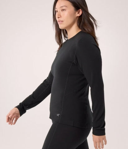 ARC`TERYX Sato Merino Please crew Woman ATPFW08474/BLK SATORO MERINO WOOL CREW W