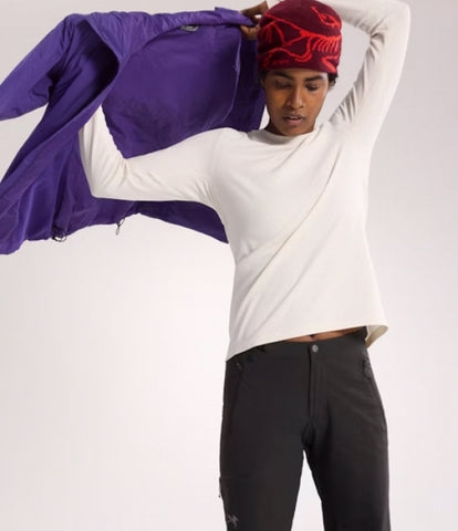 ARC`TERYX Theme It crew Big shirt LS Woman ATPFW10258/ASR TAEMA THERMAL CREW LS W