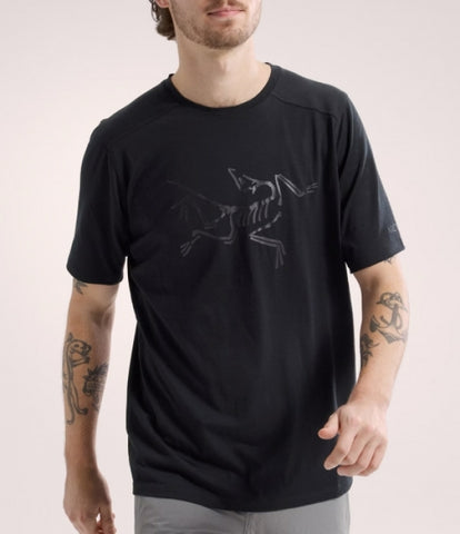 ARC`TERYX Ionia Merino Please Intaria shirt SS man ATPSM06796/BLK IONIA MERINO WOOL LOGO M