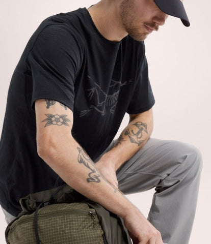 ARC`TERYX Ionia Merino Please Intaria shirt SS man ATPSM06796/BLK IONIA MERINO WOOL LOGO M