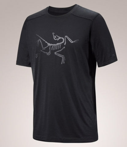 ARC`TERYX Ionia Merino Please Intaria shirt SS man ATPSM06796/BLK IONIA MERINO WOOL LOGO M