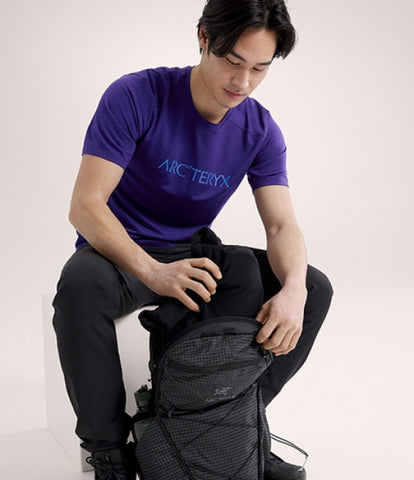 ARC`TERYX Ionia Merino Please Arcward Intaria SS man ATPSM07733/SUP IONIA MERINO WOOL ARC'WORD LOGO SS M