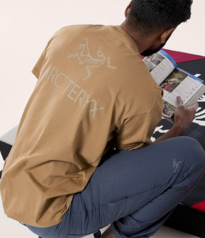 ARC`TERYX Kick Bubble Cotton grid (liquid SS man ATPSM09535/CAV KRAGG SUPIMA COTTON BIRD WORD SS M