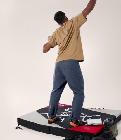 ARC`TERYX Kick Bubble Cotton grid (liquid SS man ATPSM09535/CAV KRAGG SUPIMA COTTON BIRD WORD SS M