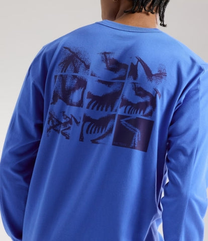 ARC`TERYX Kick Bubble Cotton grid tile LS man ATPSM09537/ELS KRAGG SUPIMA COTTON BIRD TILE LS M