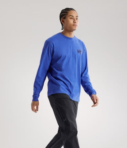 ARC`TERYX Kick Bubble Cotton grid tile LS man ATPSM09537/ELS KRAGG SUPIMA COTTON BIRD TILE LS M