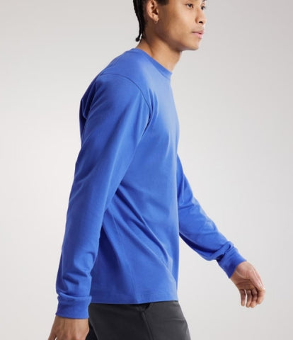 ARC`TERYX Kick Bubble Cotton grid tile LS man ATPSM09537/ELS KRAGG SUPIMA COTTON BIRD TILE LS M