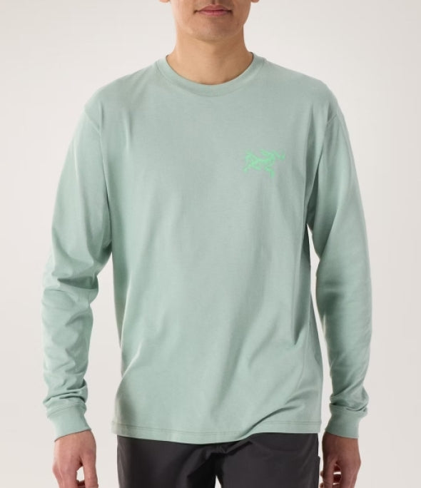 ARC`TERYX Kick Bubble Cotton grid tile LS man ATPSM09537/SGJ KRAGG SUPIMA COTTON BIRD TILE LS M