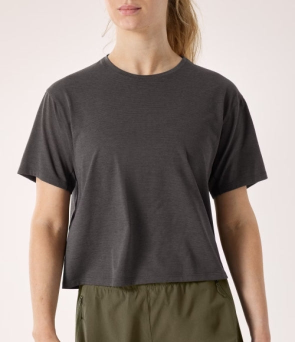 ARC`TERYX Theme Crop SS Woman ATPSW06460/BLK TAEMA CROP SS W