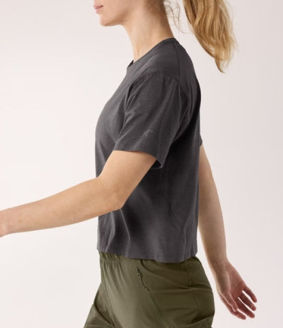 ARC`TERYX Theme Crop SS Woman ATPSW06460/BLK TAEMA CROP SS W