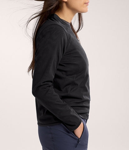 ARC`TERYX delta crew Woman ATPSW07711/BLK DELTA CREW W