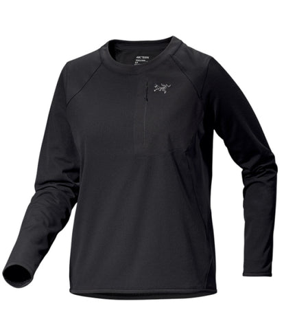 ARC`TERYX delta crew Woman ATPSW07711/BLK DELTA CREW W