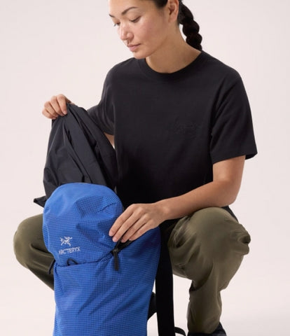 ARC`TERYX Kick Cotton Little grid crew Big shirt SS Woman ATPSW08468/BCB KRAGG COTTON LITTLE BIRD CREW SS W