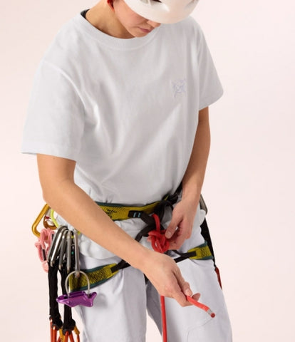 ARC`TERYX Kick Cotton Little grid crew Big shirt SS Woman ATPSW08468/WLW KRAGG COTTON LITTLE BIRD CREW SS W