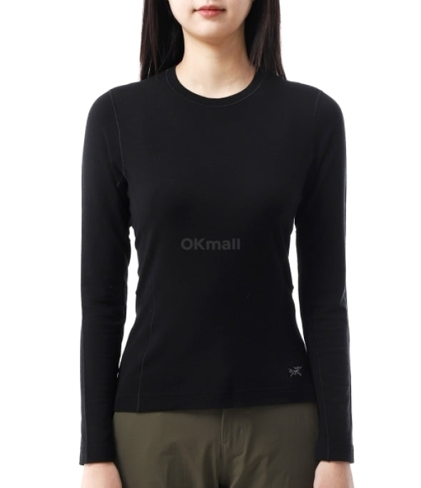 ARC`TERYX Sato Merino Please crew Woman ATPSW08474/BLK SATORO MERINO WOOL CREW W