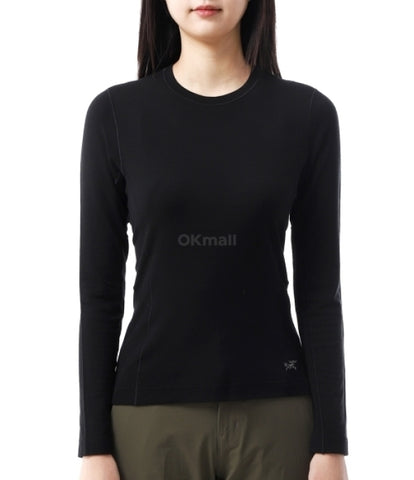 ARC`TERYX Sato Merino Please crew Woman ATPSW08474/BLK SATORO MERINO WOOL CREW W