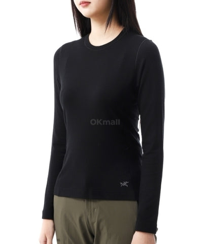 ARC`TERYX Sato Merino Please crew Woman ATPSW08474/BLK SATORO MERINO WOOL CREW W
