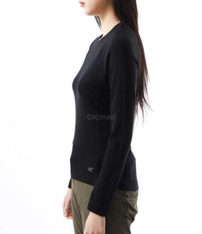 ARC`TERYX Sato Merino Please crew Woman ATPSW08474/BLK SATORO MERINO WOOL CREW W