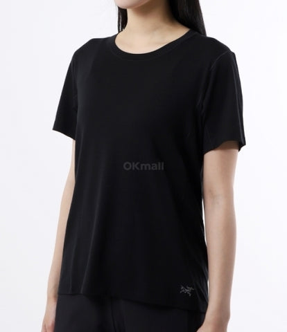 ARC`TERYX Lana Merinoul crew shirt SS Woman ATPSW09495/BLK LANA MERINO WOOL CREW SS W