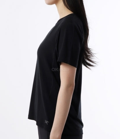 ARC`TERYX Lana Merinoul crew shirt SS Woman ATPSW09495/BLK LANA MERINO WOOL CREW SS W