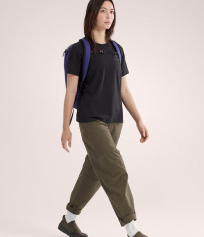 ARC`TERYX Kick SL Cotton Emblem crew shirt SS Woman ATPSW09502/BLK KRAGG SL COTTON EMBLEM CREW SS W